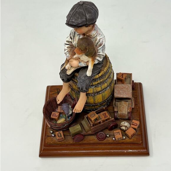 Rare Vintage 1998  Jim Daly "The New Puppy" Figurine # 1 /0222   Limited Edition - Picture 2 of 8